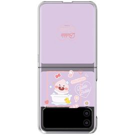 [S2B]Little Kakao Friends Bubble Bubble Z Flip3 Transparent Slim case _Kakao Friends' character for Galaxy Z Flip3 _Made in Korea